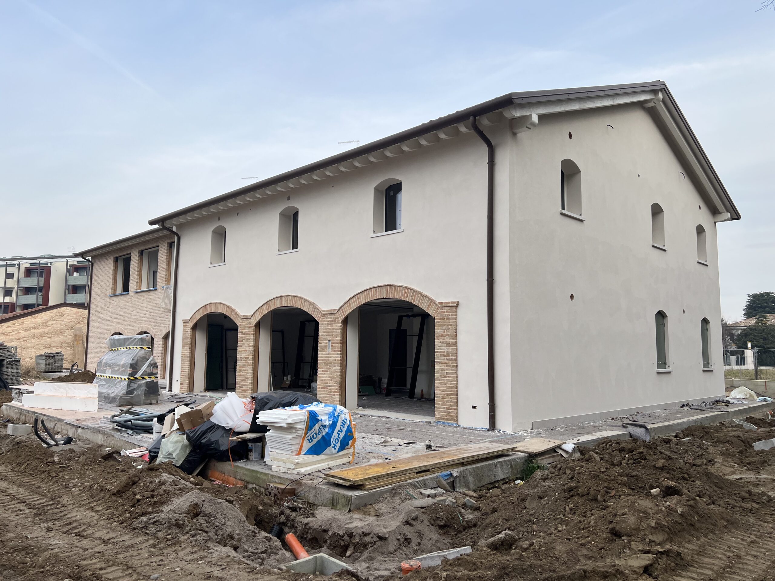 Villa Renovation in Spinea - construction site