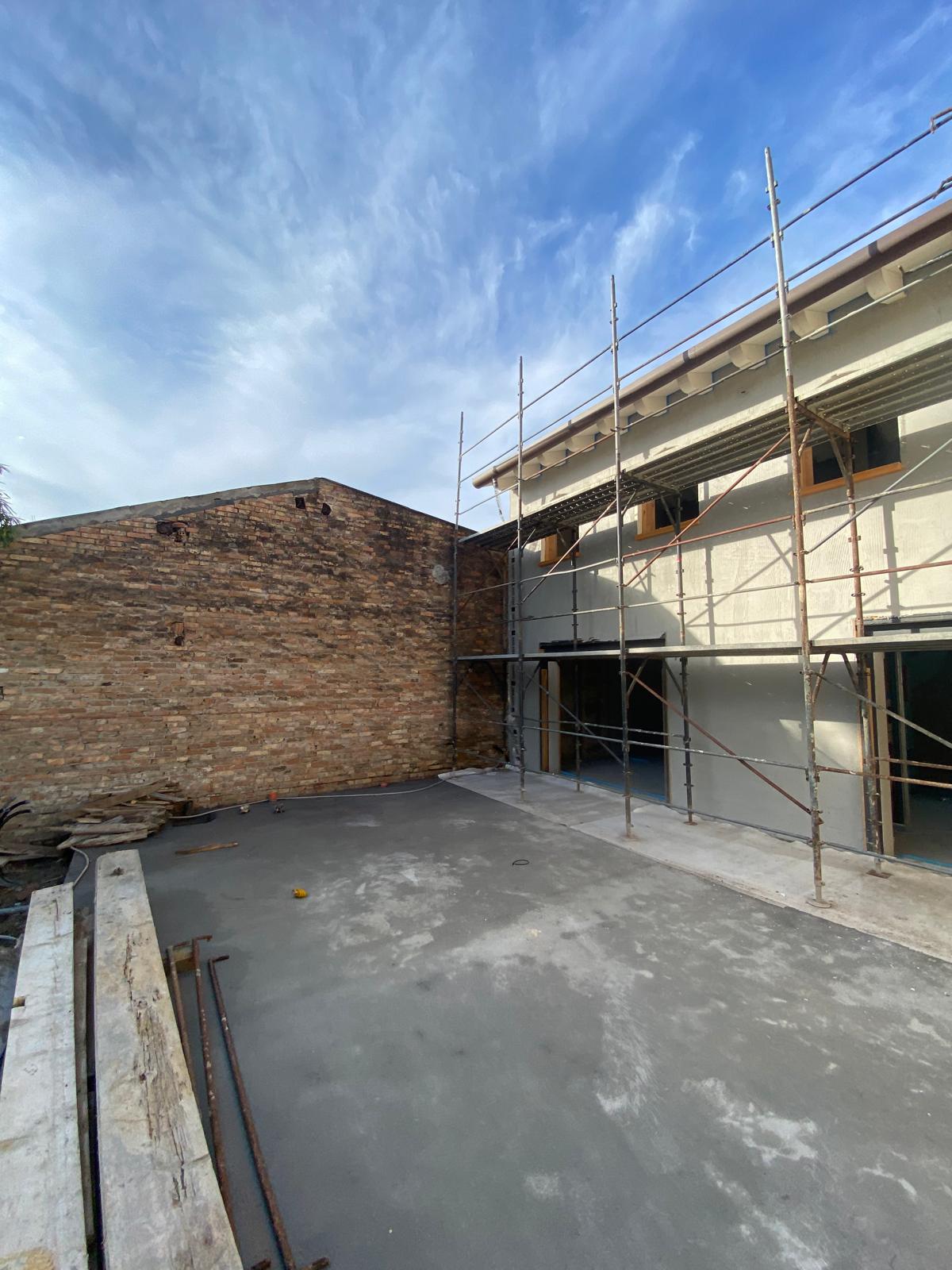 Villa Renovation in Spinea - construction site