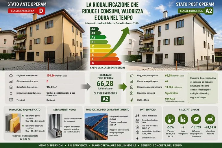 Efficientamento Energetico di un Condominio Anni '50